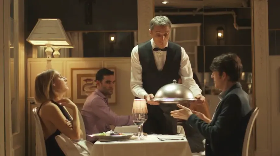 Actors during the production of European Commission's spot