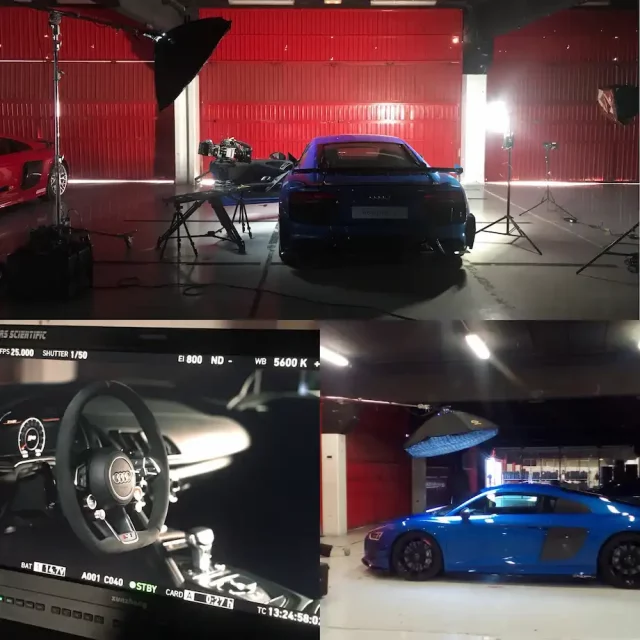 audi video shooting in barcelona