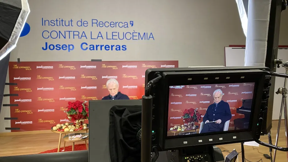 making of jose carreras live broadcast from barcelona