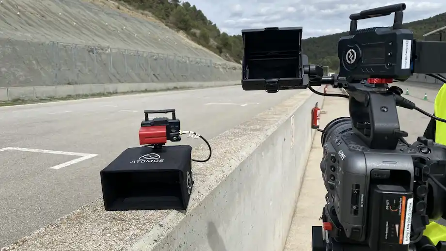 Sony FX6 used to record Lexus RX test drive