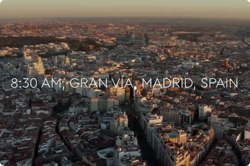 commercial production video crew in madrid