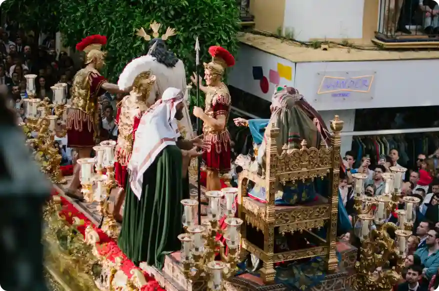 video event coverage during semana santa in seville