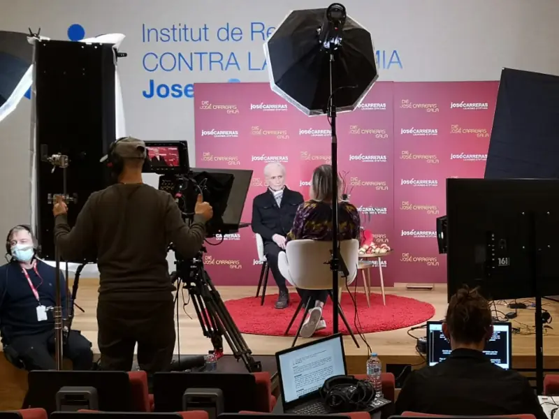 best video production company spain discussion on stage filming