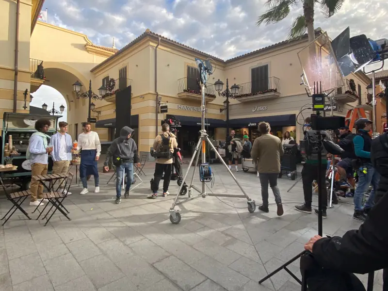 best video production company spain filming in the centre of spanish city