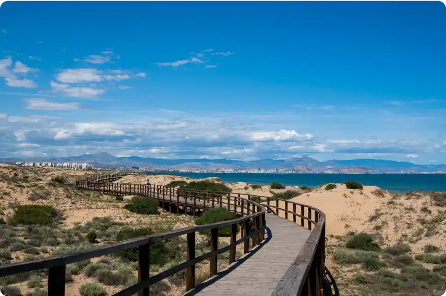 Alicante coast as film location