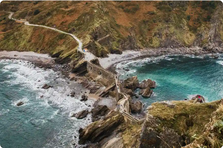 film location at Gaztelugatxe