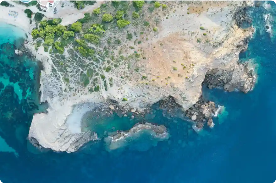 ibiza video location drone view
