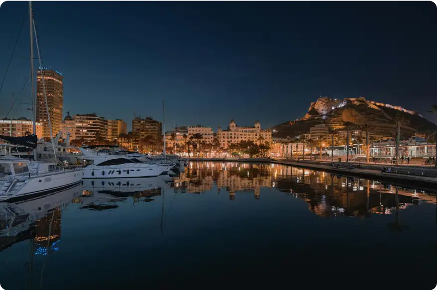 Alicante's port video location
