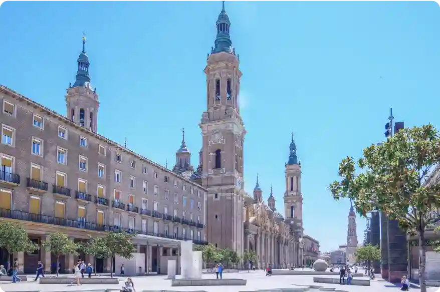 basilica pilar in zaragoza as video location