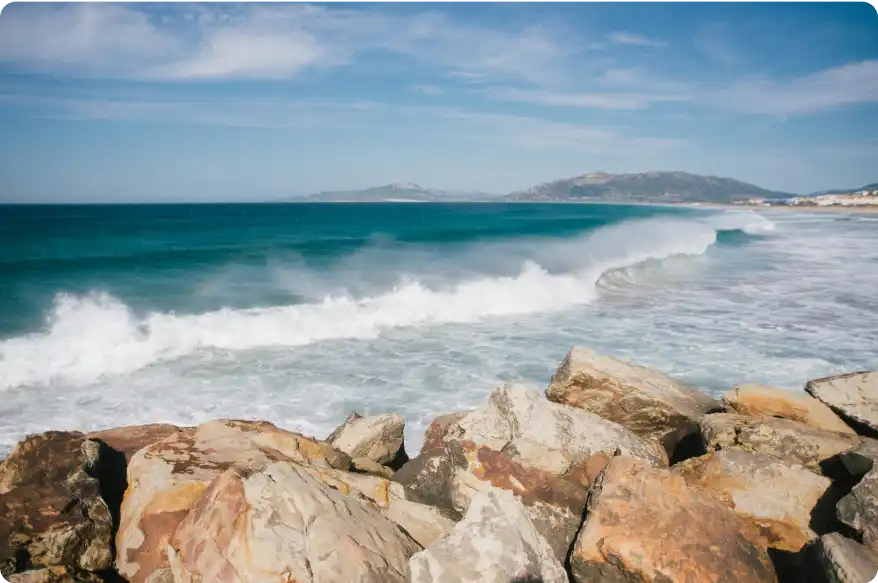 cadiz coastline as video location