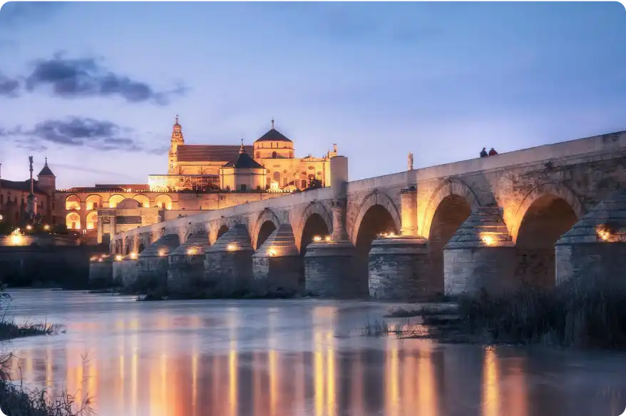 cordoba roman bridge as video location