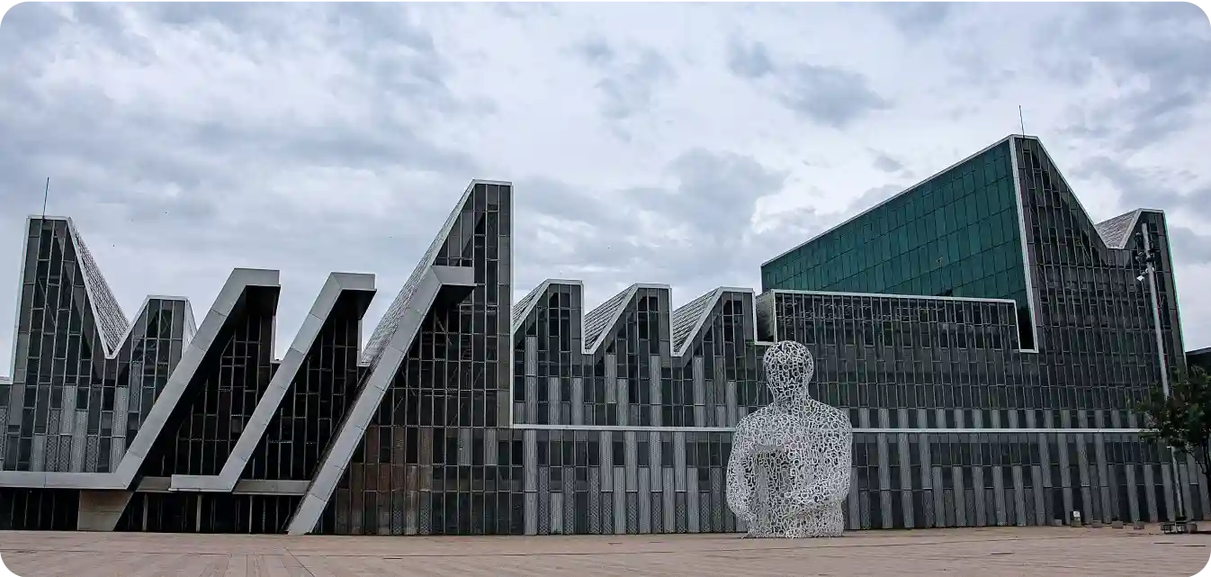 expo area in zaragoza as video production location