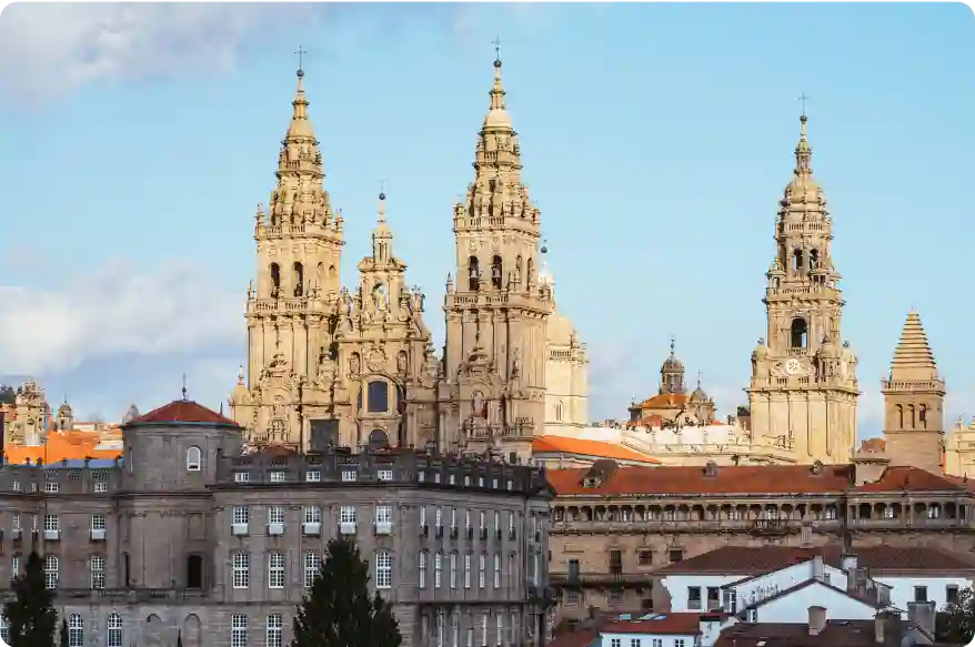 santiago's cathedral as video location
