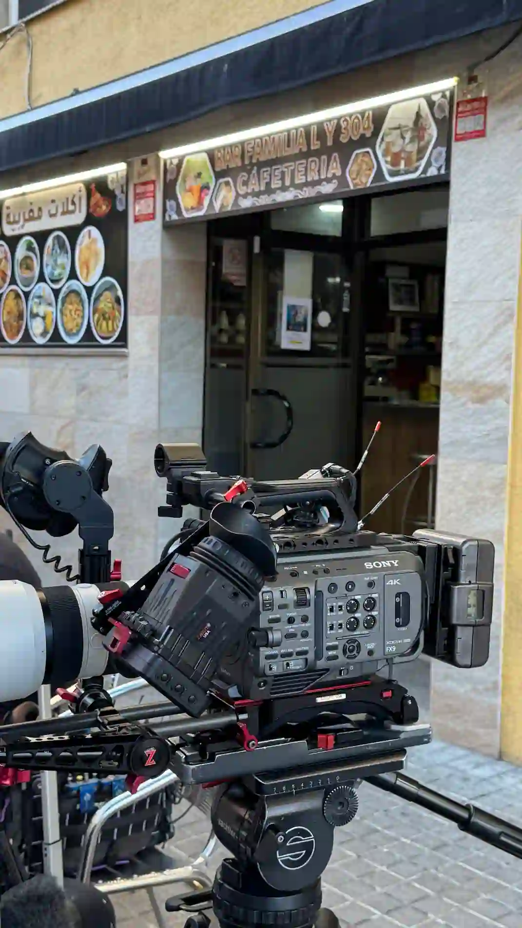 Shooting exterior scene of CBS 60 Minutes episode on Yamal, production support by Camera Crew Spain