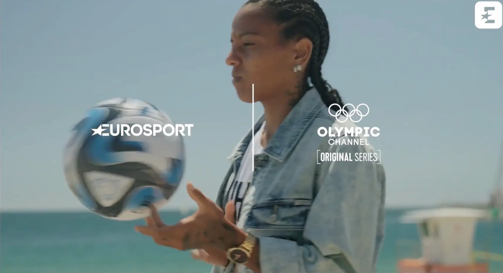 frame of geyse da silva documentary for Eurosport produced by Camera Crew Spain