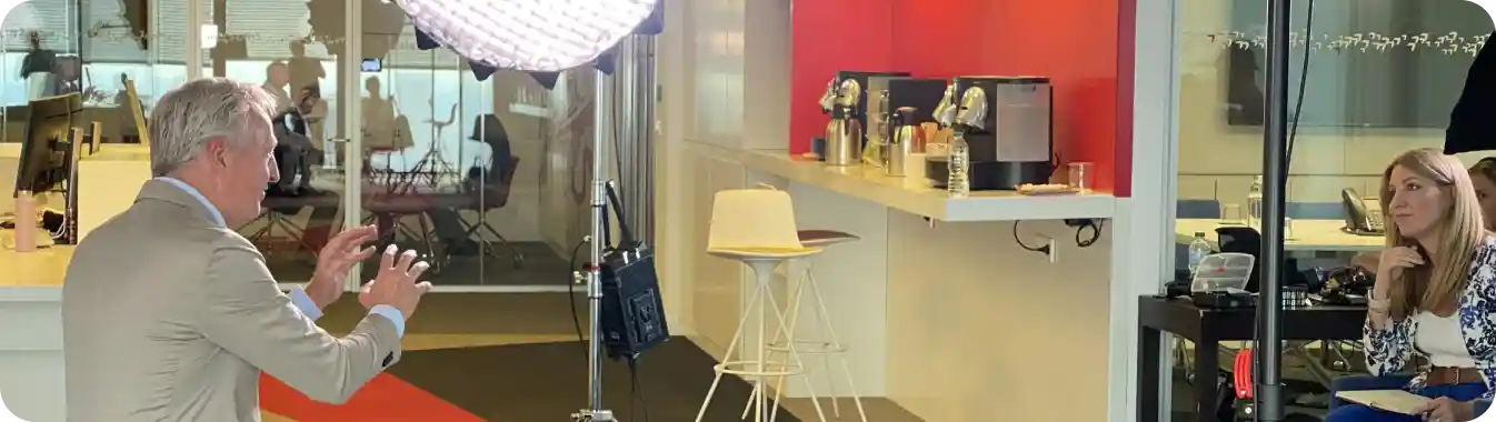 CEO video interview production